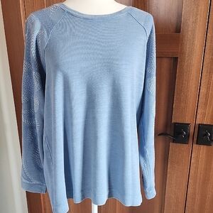 Light Blue Long Sleeve Sweater